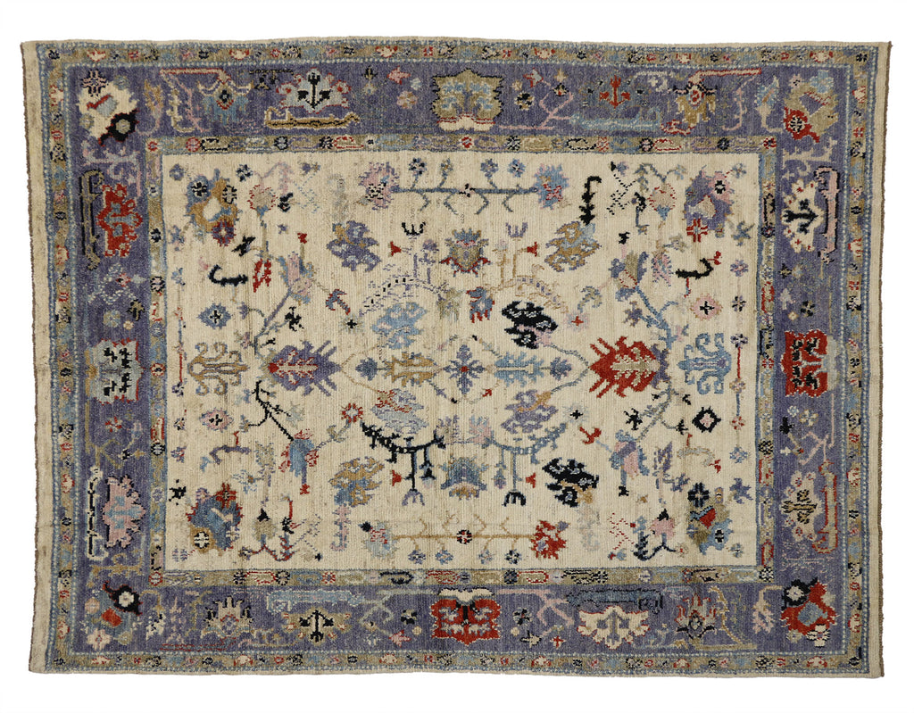 9 x 12 Modern Oushak Rug 80405