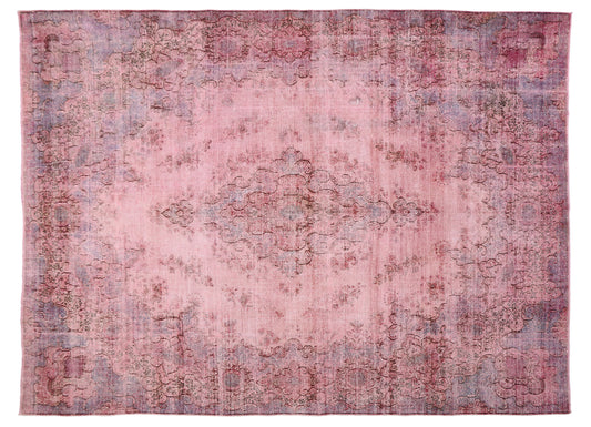 10 x 13 Vintage Overdyed Rug 80412