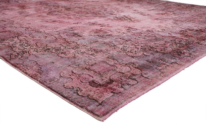 10 x 13 Vintage Overdyed Rug 80412