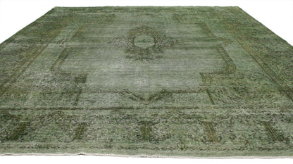 9 x 12 Vintage Overdyed Rug 80414