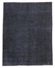 9 x 12 Vintage Distressed Overdyed Rug 80415
