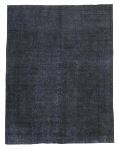 9 x 12 Vintage Distressed Overdyed Rug 80415