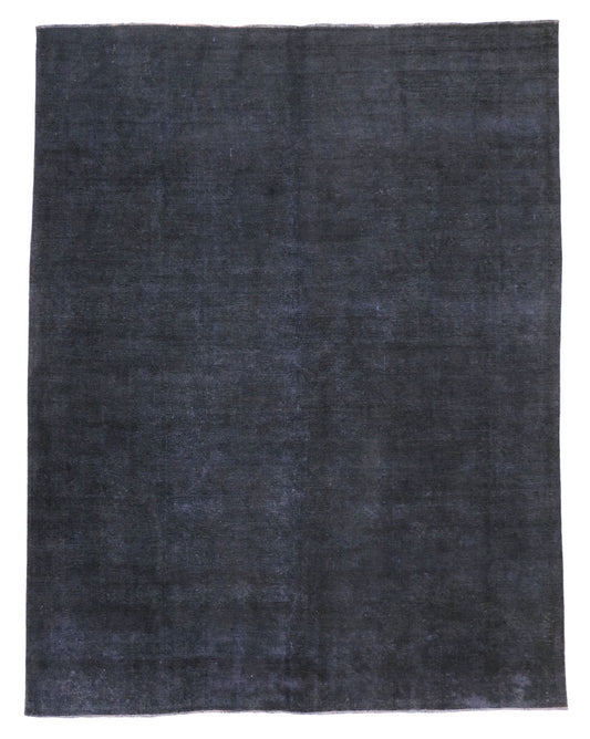 9 x 12 Vintage Distressed Overdyed Rug 80415