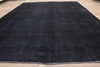 9 x 12 Vintage Distressed Overdyed Rug 80415
