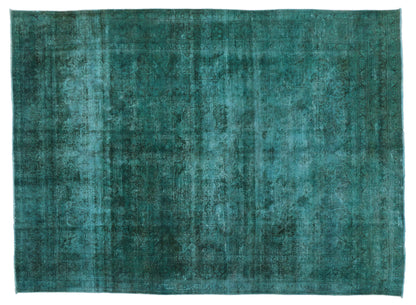 9 x 13 Vintage Overdyed Rug 80417