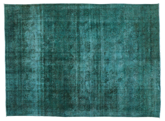 9 x 13 Vintage Overdyed Rug 80417