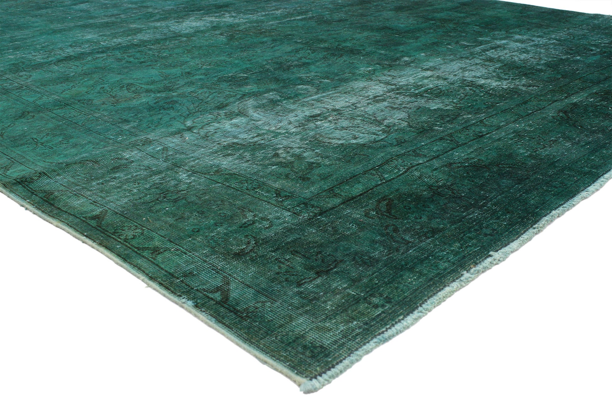 9 x 13 Vintage Overdyed Rug 80417