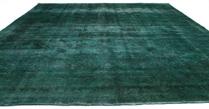 9 x 13 Vintage Overdyed Rug 80417