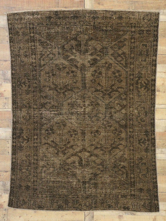5 x 6 Vintage Overdyed Rug 80419