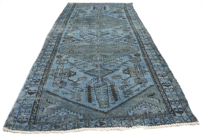 4 x 10 Vintage Overdyed Rug 80421