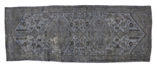 4 x 9 Vintage Overdyed Rug 80422
