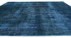 11 x 12 Vintage Blue Overdyed Rug 80425