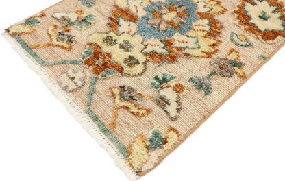 2 x 2 Modern Oushak High-Low Wagireh Rug 80454
