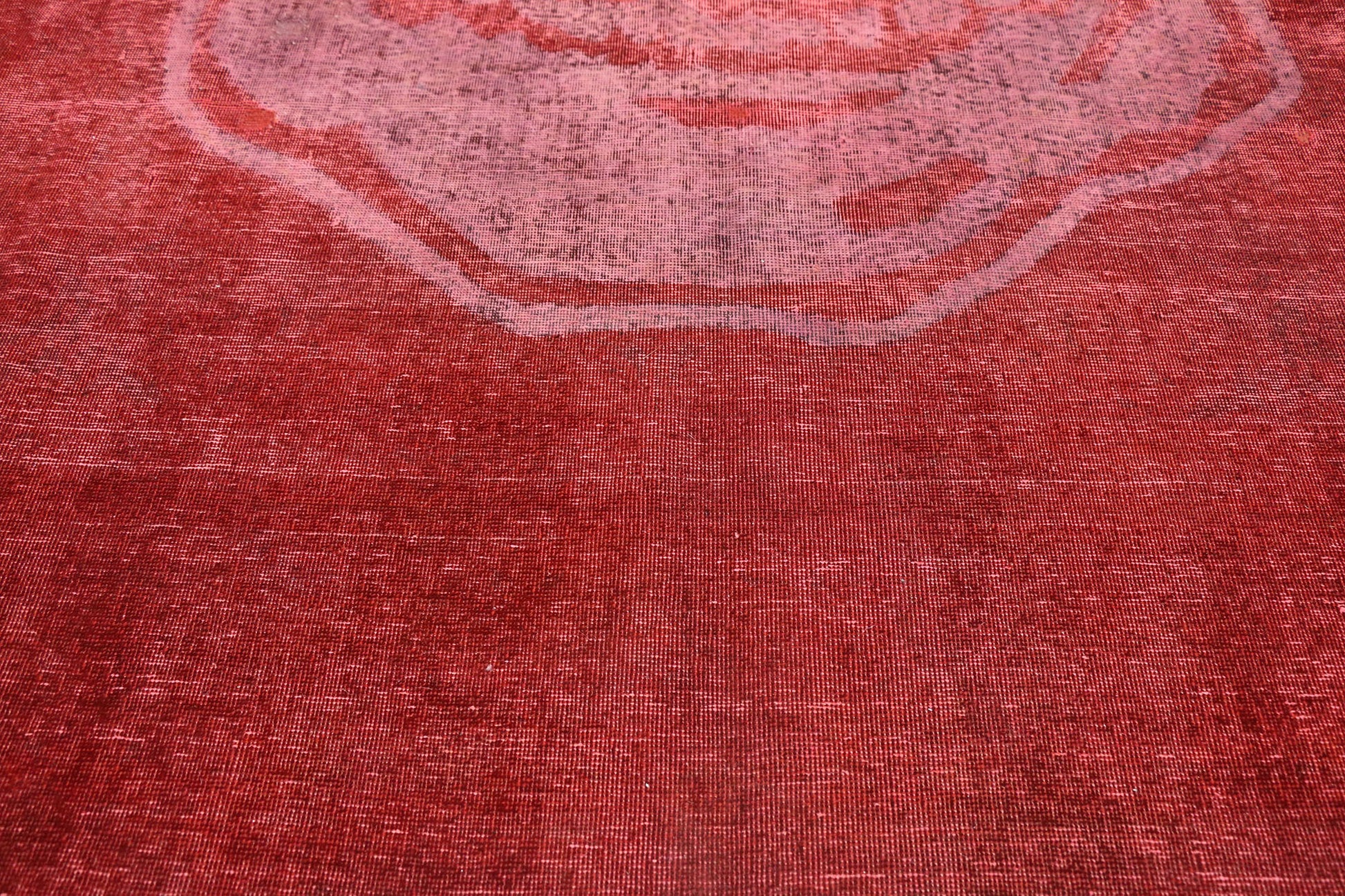 9 x 12 Vintage Overdyed Skull Rug 80458