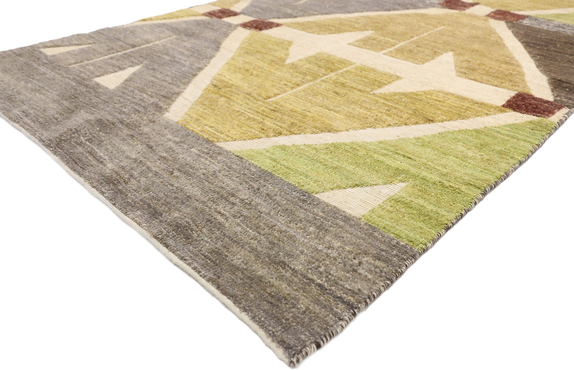 4 x 6 Contemporary High-Low Wagireh Rug 80459