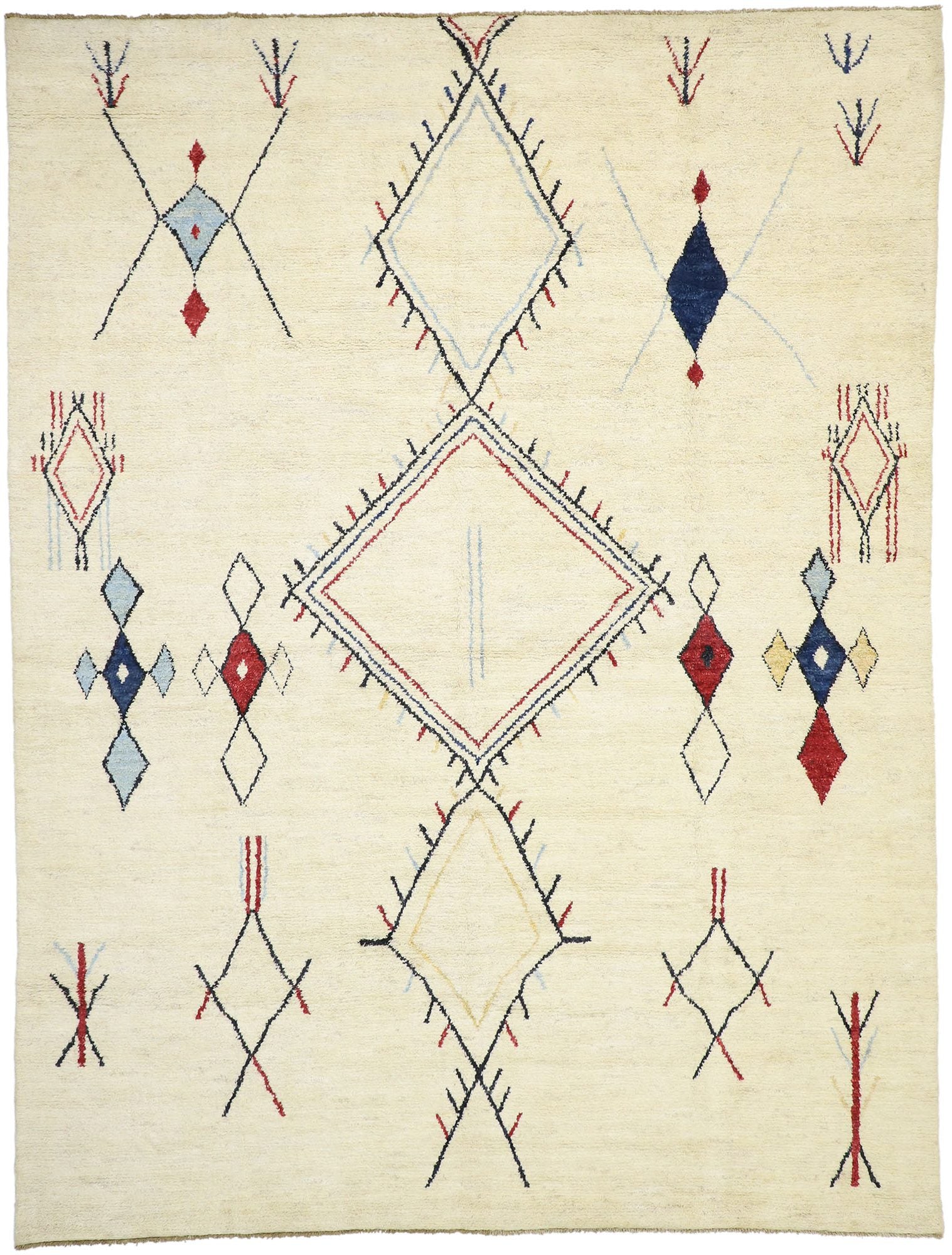 11 x 14 Contemporary Moroccan Rug 80474
