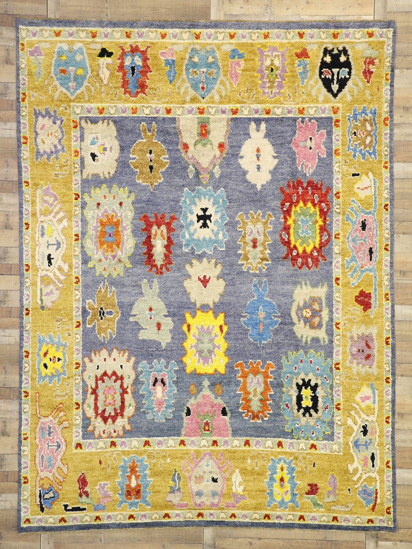9 x 12 Contemporary Oushak Rug 80486