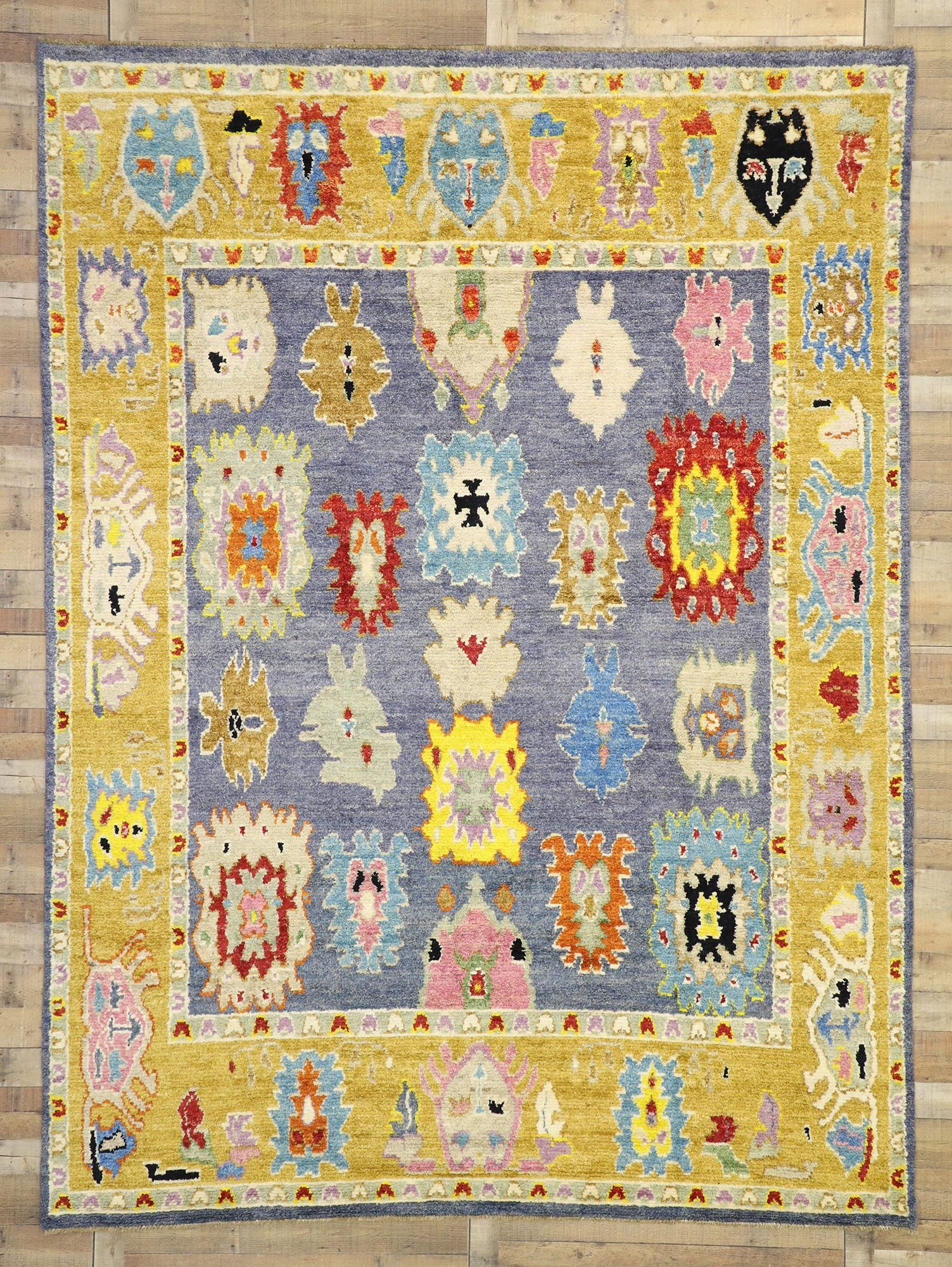 9 x 12 Contemporary Oushak Rug 80486