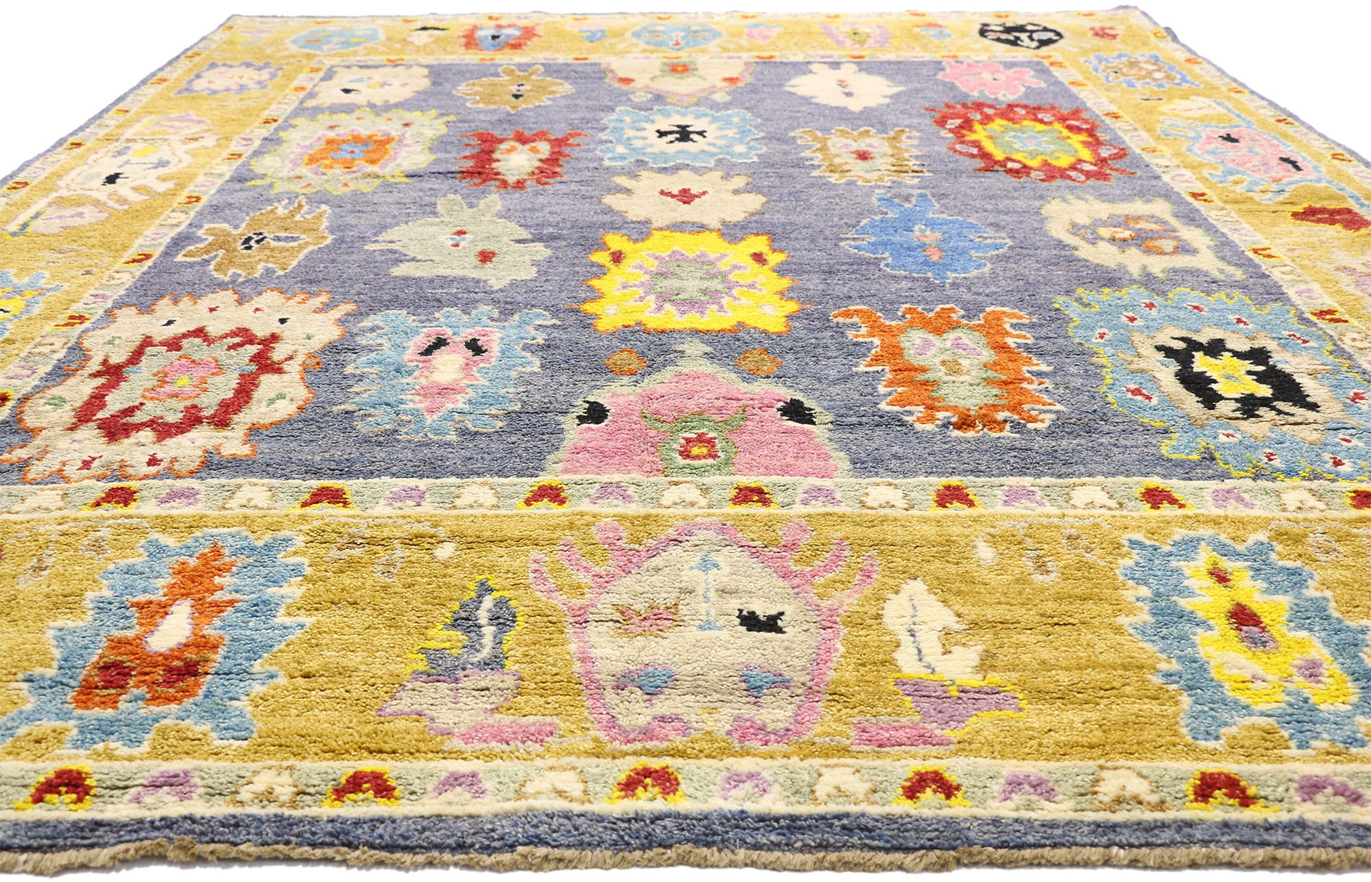 9 x 12 Contemporary Oushak Rug 80486
