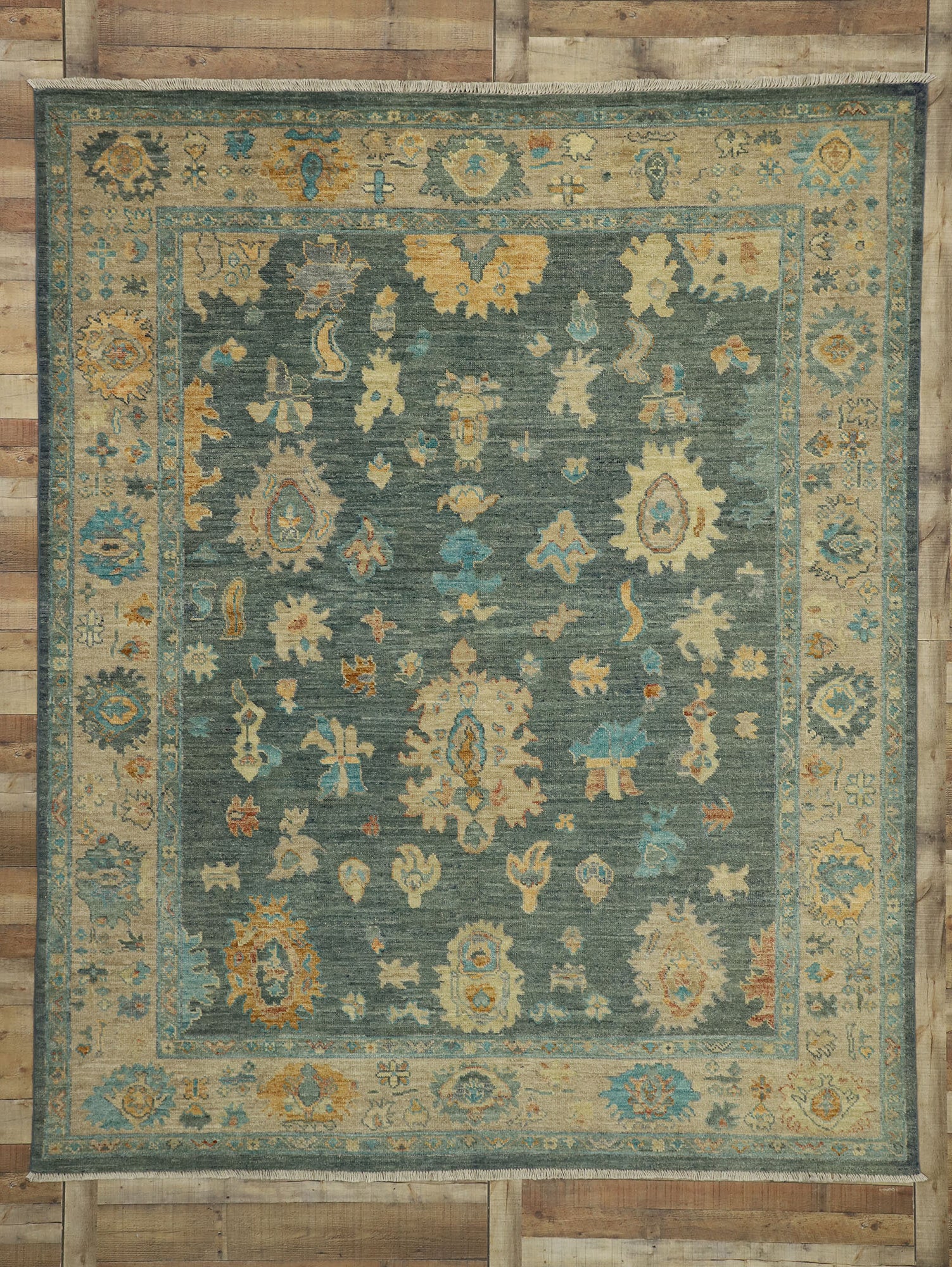 8 x 10 Contemporary Oushak Rug 80490