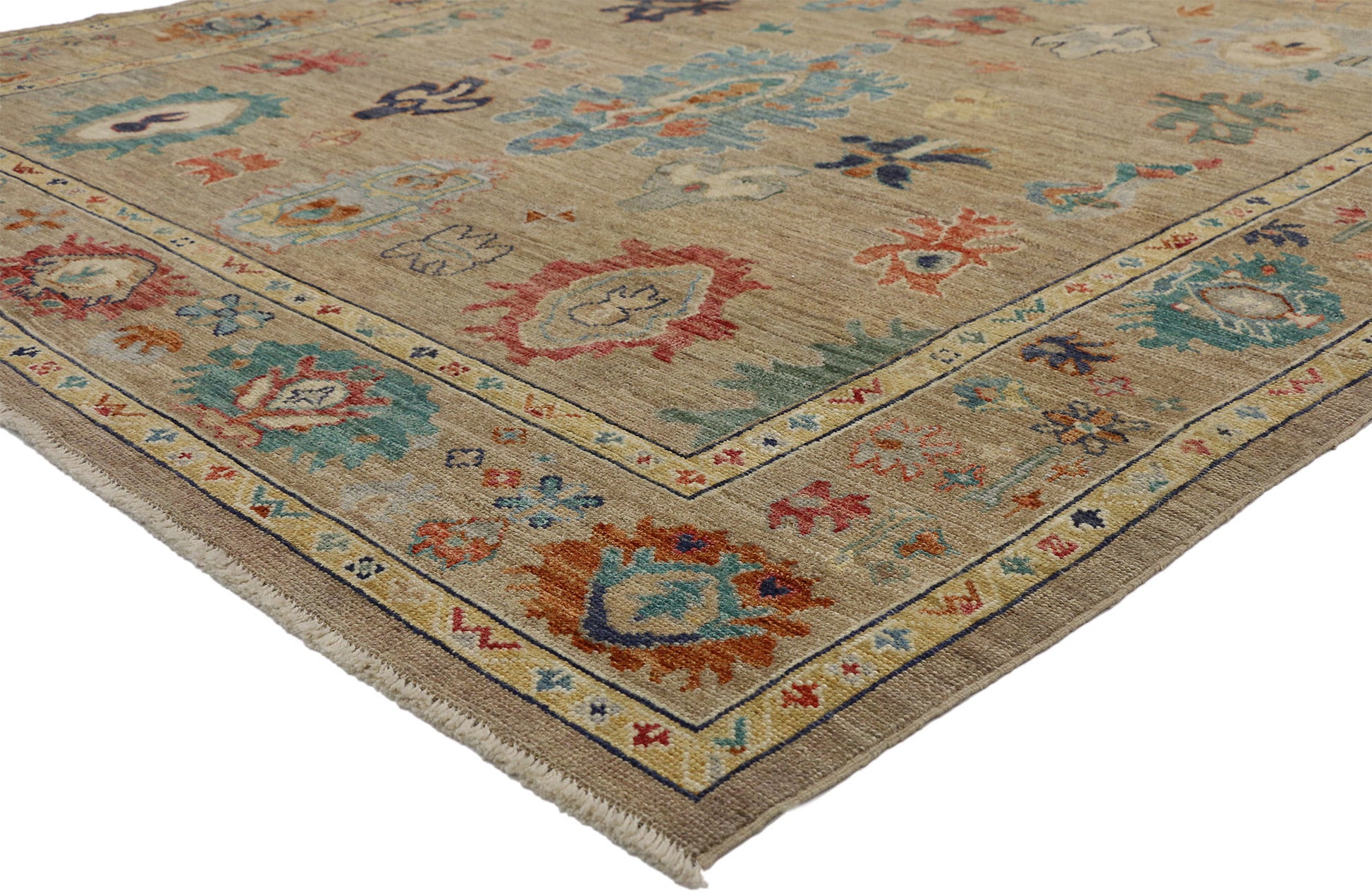 8 x 10 Contemporary Oushak Rug 80491