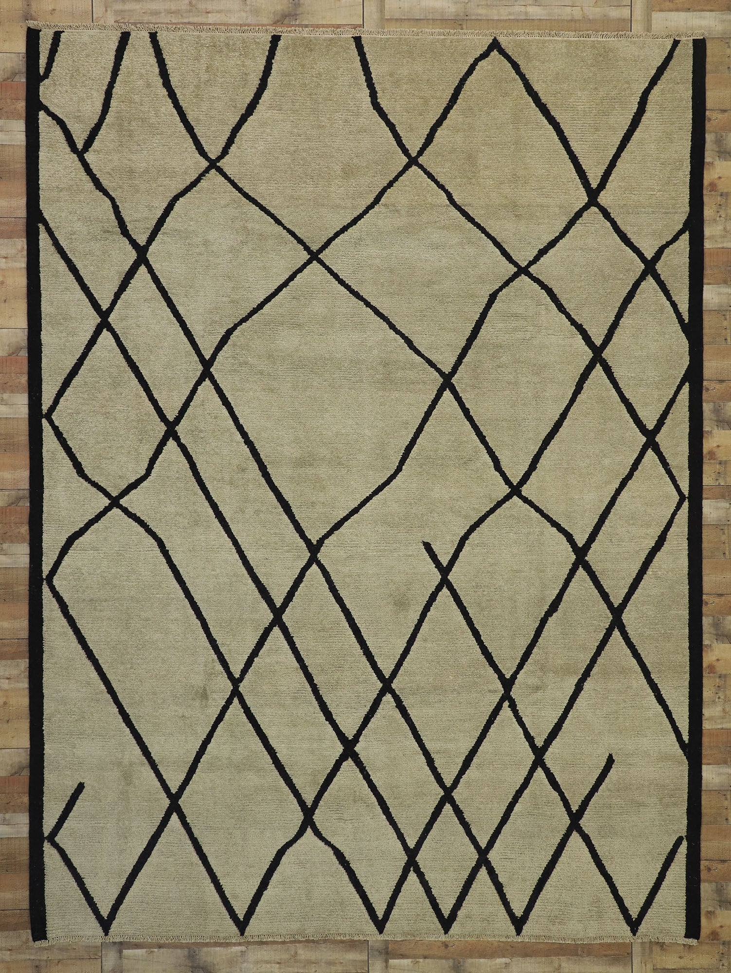 10 x 14 Organic Modern Moroccan Rug 80502