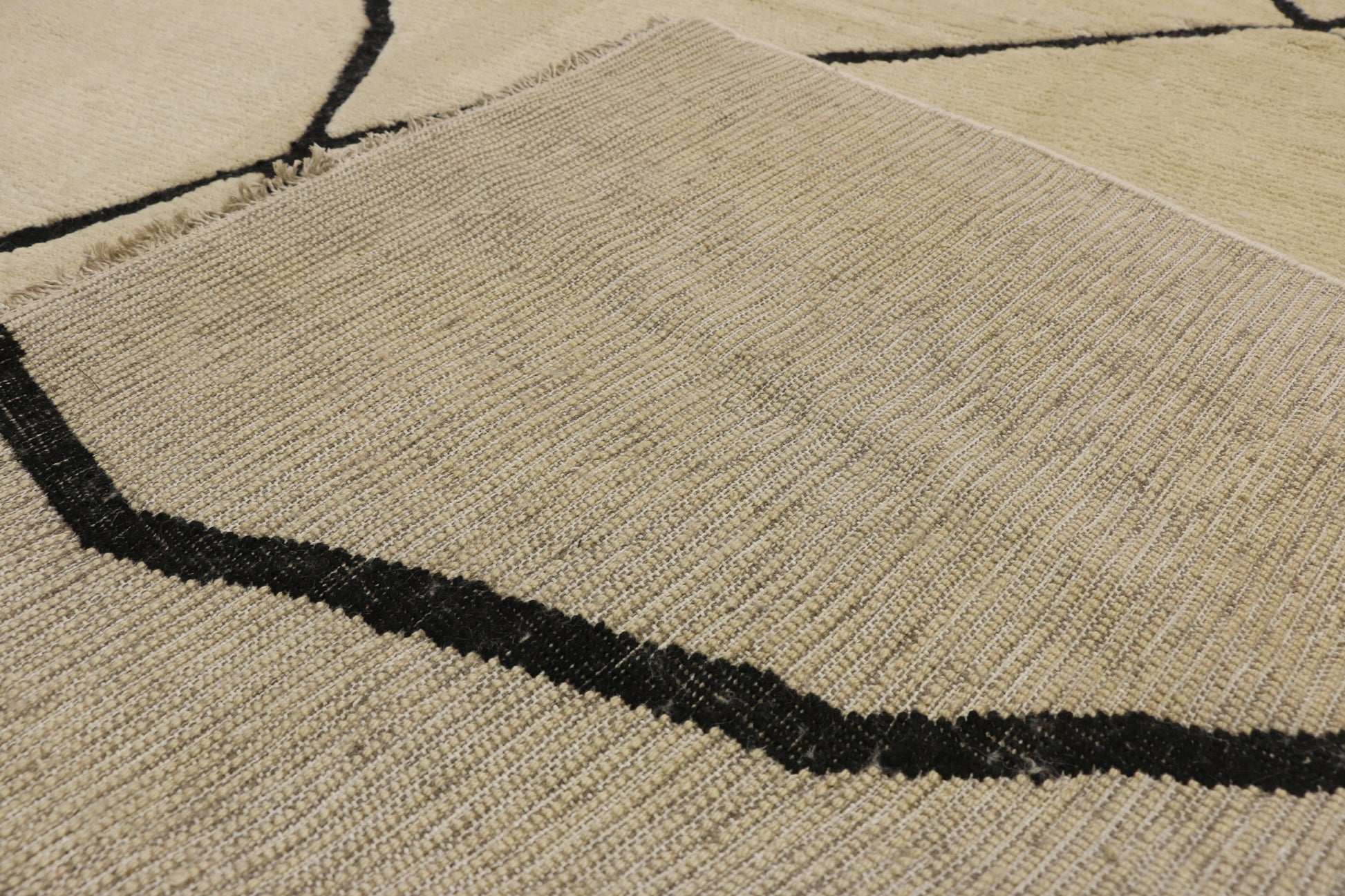 10 x 14 Modern Moroccan Area Rug 80507
