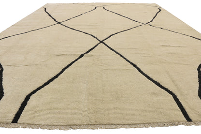 10 x 14 Modern Moroccan Area Rug 80507