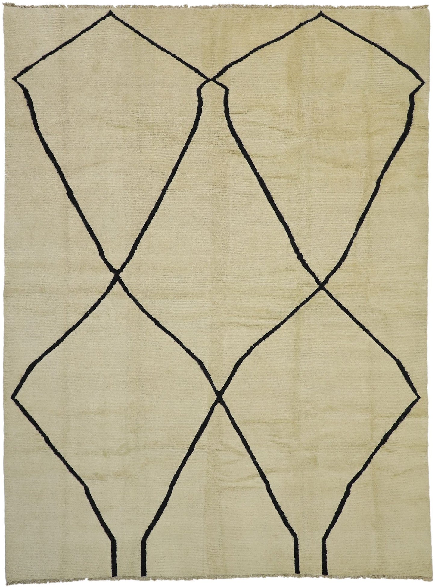 10 x 14 Modern Moroccan Area Rug 80507