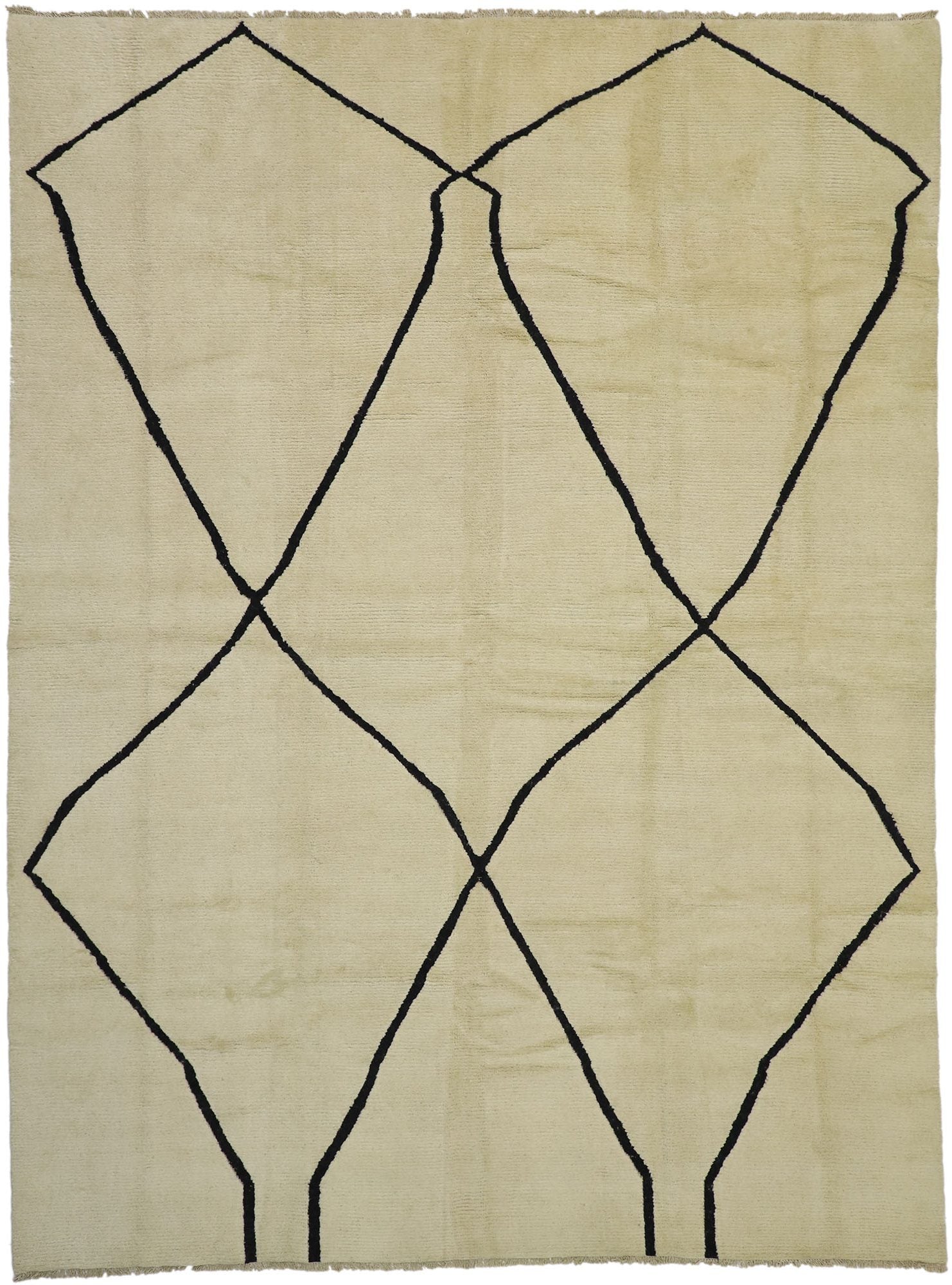 10 x 14 Modern Moroccan Area Rug 80507