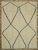 10 x 14 Modern Moroccan Area Rug 80507