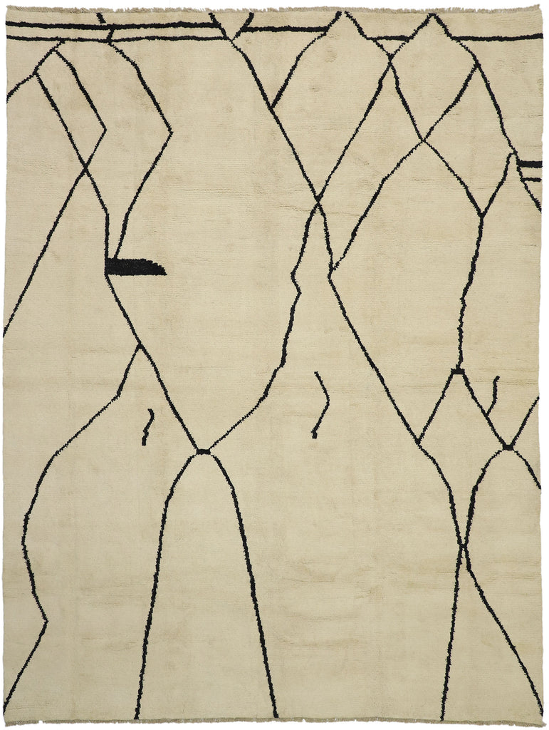 10 x 13 Organic Modern Moroccan Rug 80509