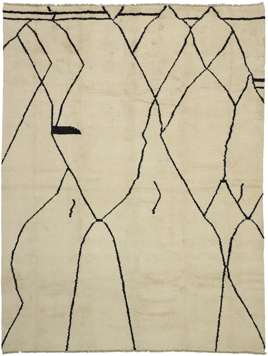 10 x 13 Organic Modern Moroccan Rug 80509