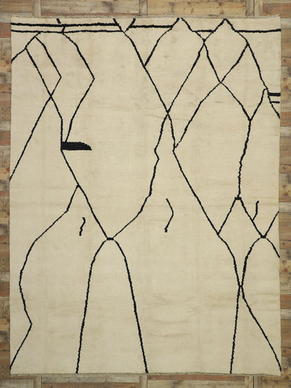10 x 13 Organic Modern Moroccan Rug 80509