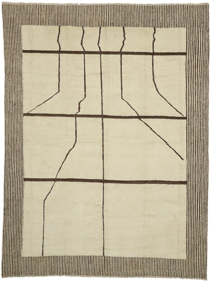 10 x 14 Neutral Moroccan Rug 80511