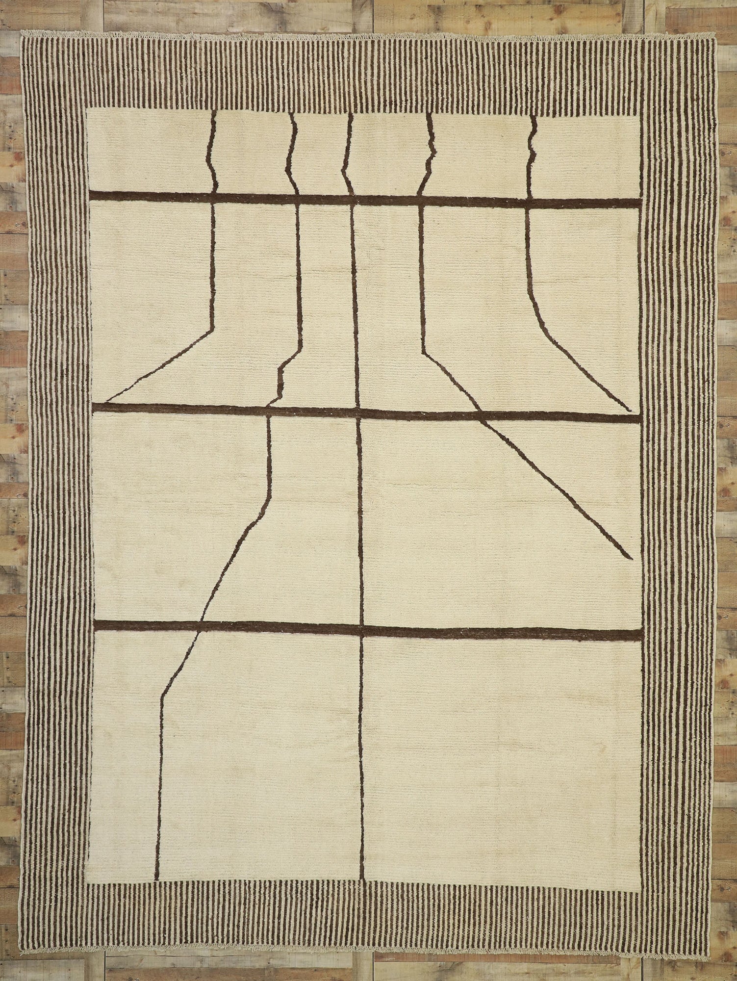 10 x 14 Neutral Moroccan Rug 80511