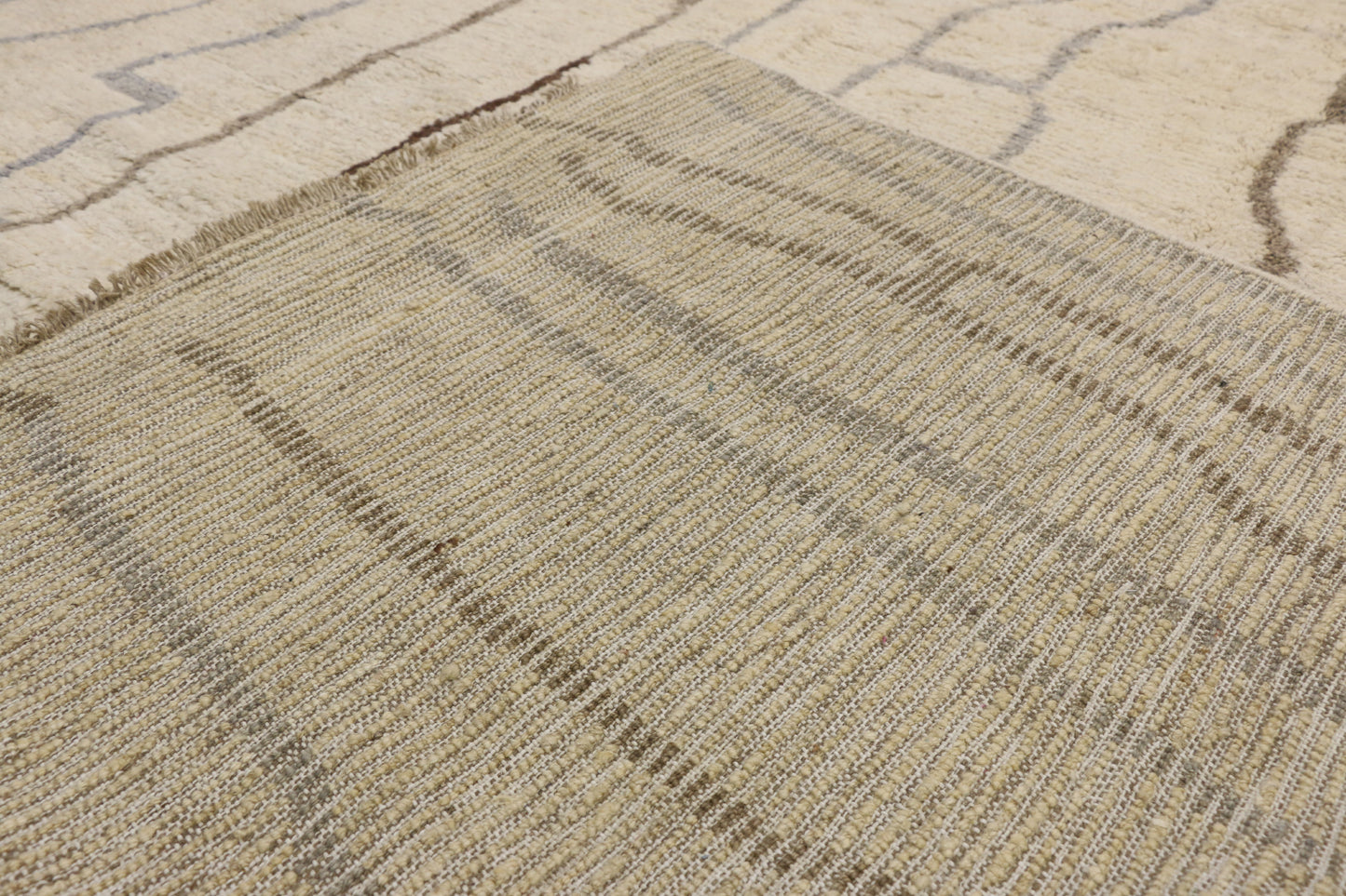 10 x 14 Neutral Moroccan Rug 80512