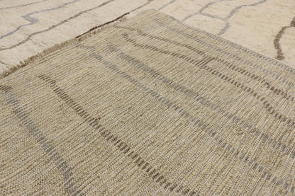 10 x 14 Neutral Moroccan Rug 80512