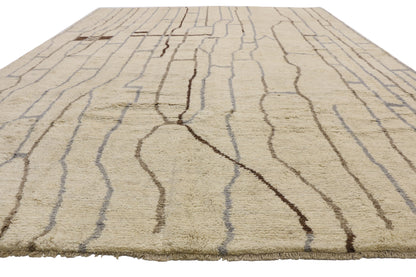 10 x 14 Neutral Moroccan Rug 80512