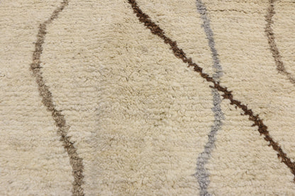 10 x 14 Neutral Moroccan Rug 80512
