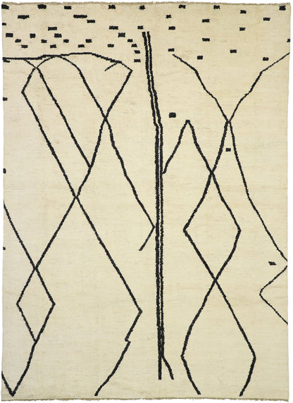 10 x 14 Modern Tribal Moroccan Rug 80513