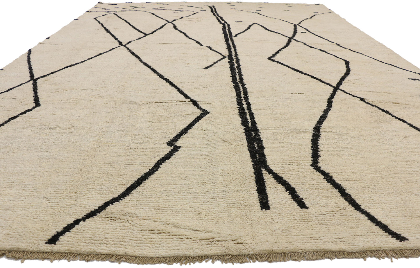 10 x 14 Modern Tribal Moroccan Rug 80513