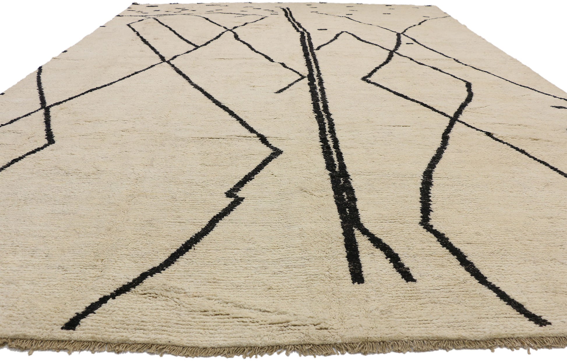 10 x 14 Modern Tribal Moroccan Rug 80513
