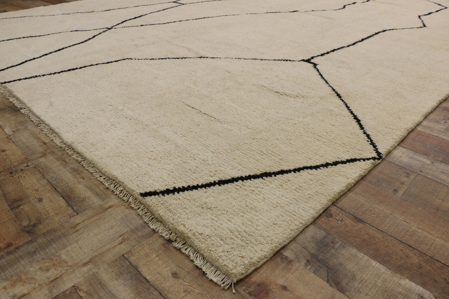 10 x 14 Modern Moroccan Area Rug 80514