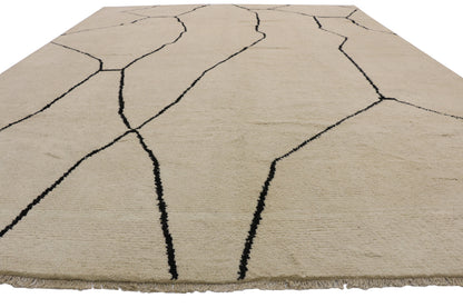 10 x 14 Modern Moroccan Area Rug 80514