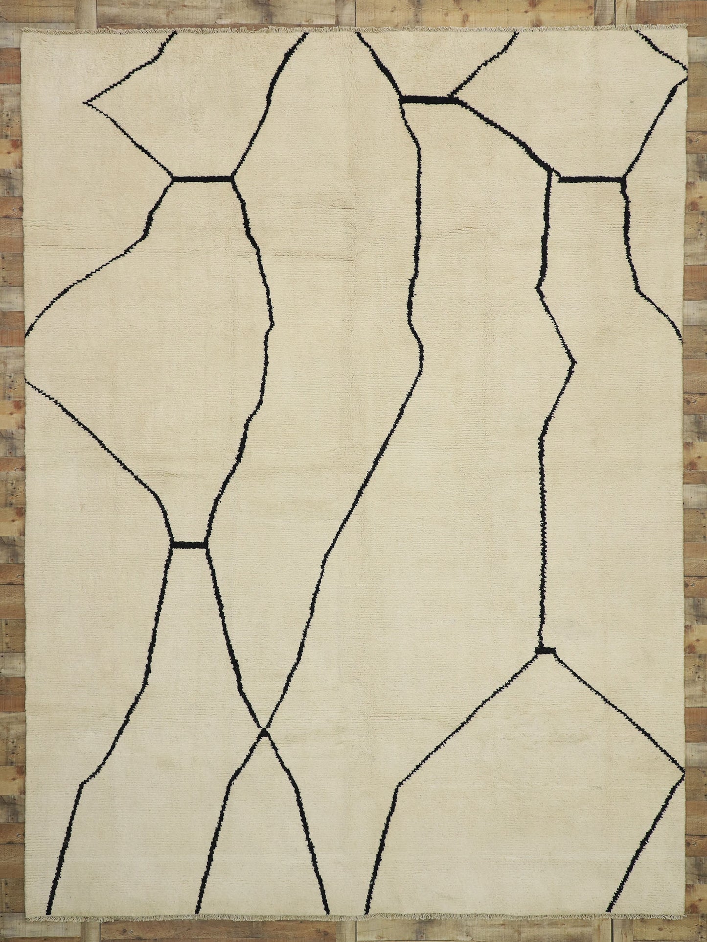10 x 14 Modern Moroccan Area Rug 80514