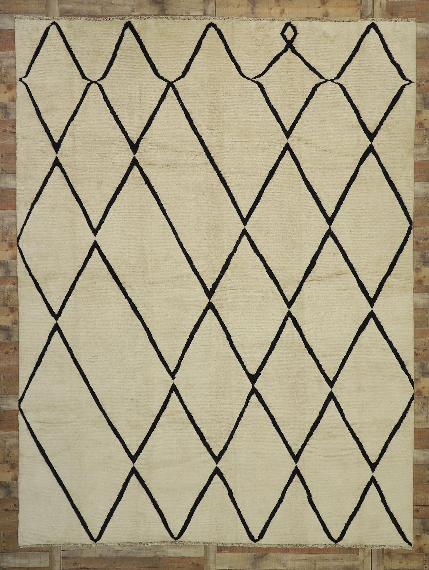 10 x 13 Organic Modern Moroccan Rug 80517