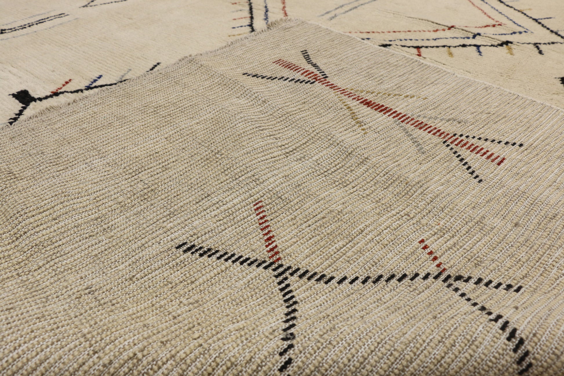 10 x 14 Contemporary Moroccan Area Rug 80520