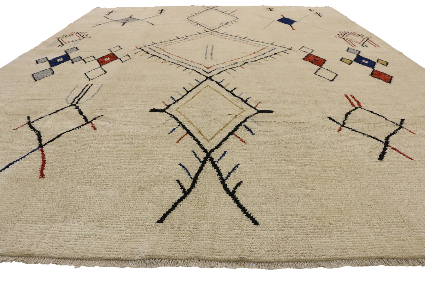 10 x 14 Contemporary Moroccan Area Rug 80520