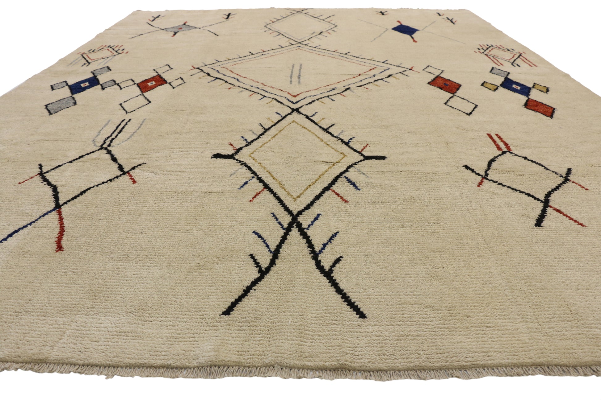10 x 14 Contemporary Moroccan Area Rug 80520